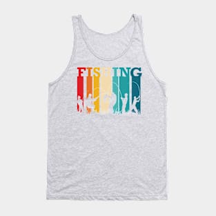 Fishing Retro T-Shirt Tank Top